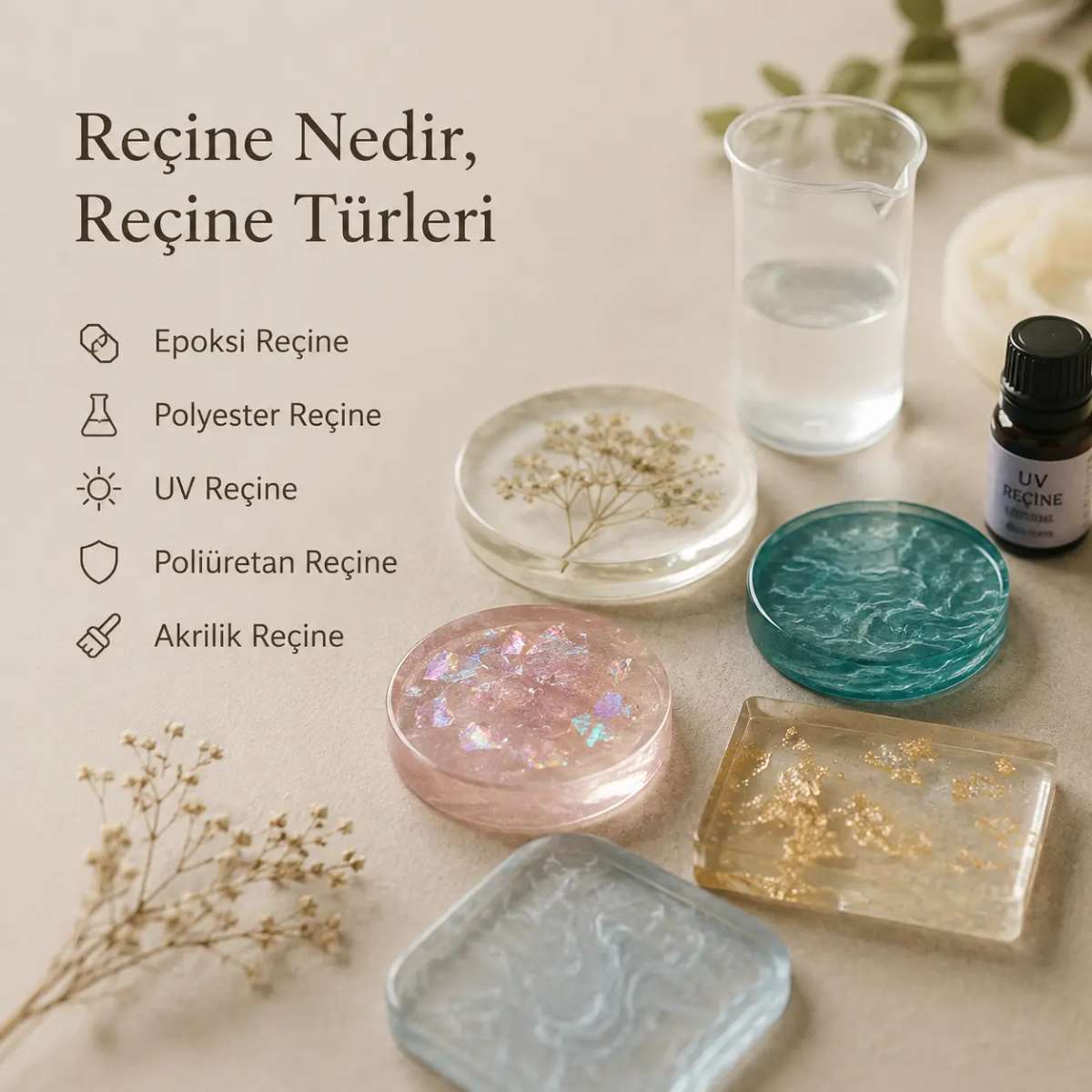 Reçine Nedir? Reçine Türleri, Kullanım Alanları ve Farkları