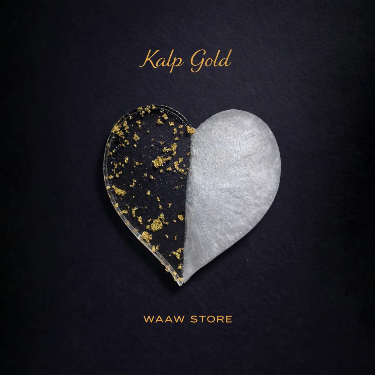 Kalp - Gold Varak - Standart Sedef